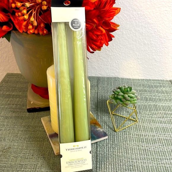 #80 NWOT Unscented Taper Candles - Picture 1 of 10